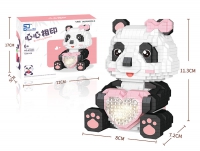 Blocks Panda meisje - Mini Blocks