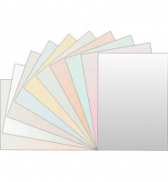 Kaartenblocs, 210grs. 10-kleuren 40 vel A4, Regenboog