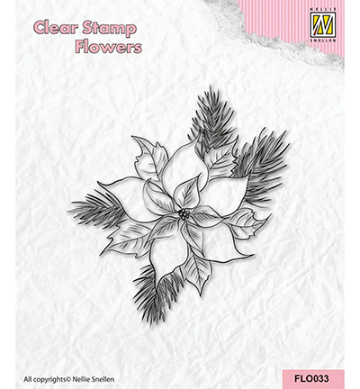 CLEAR STAMP POINSETTA