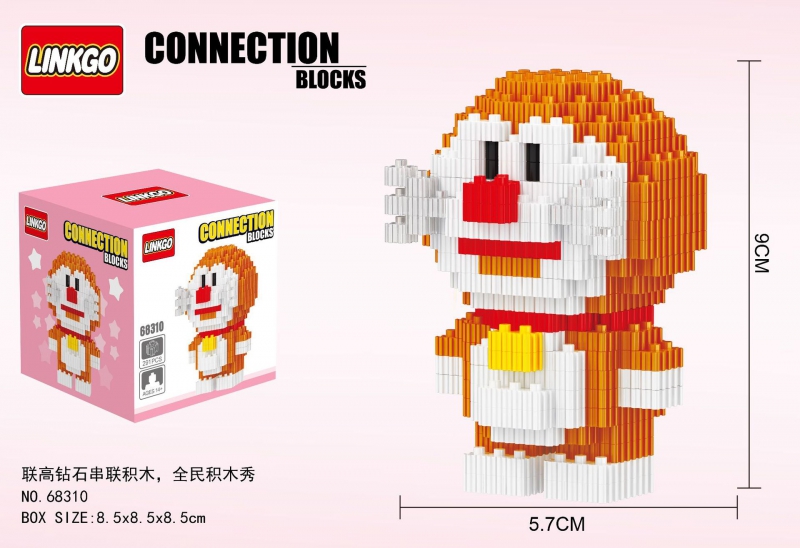 Blocks Connection - Doraemon oranje