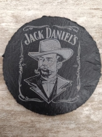 COASTERS ROND JACK DANIELS SET